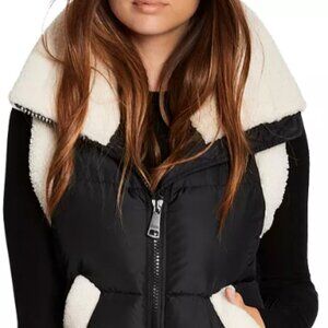 SAM Billie Sherpa Trimmed Puffer Vest; PERFECT condition